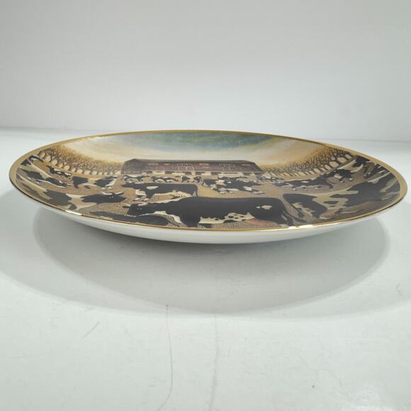 Spring Pasture Ltd Edition Plate Herrero American Folk Art Coll. Franklin Mint - Picture 4 of 7